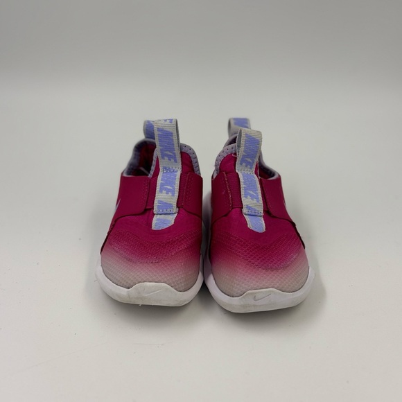 Nike Kids Flex Runner AT4665-606 Pink Low Top Slip On Running Shoes Size 6c - Picture 4 of 6
